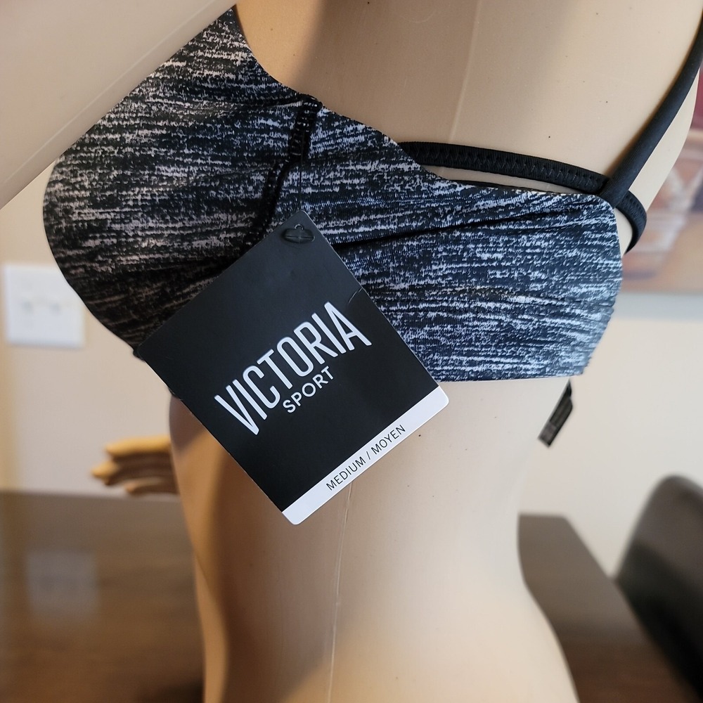 NWT Victorias Secret Sports Bra Red Strappy Adjustable Straps SMALL - Picture 3 of 3
